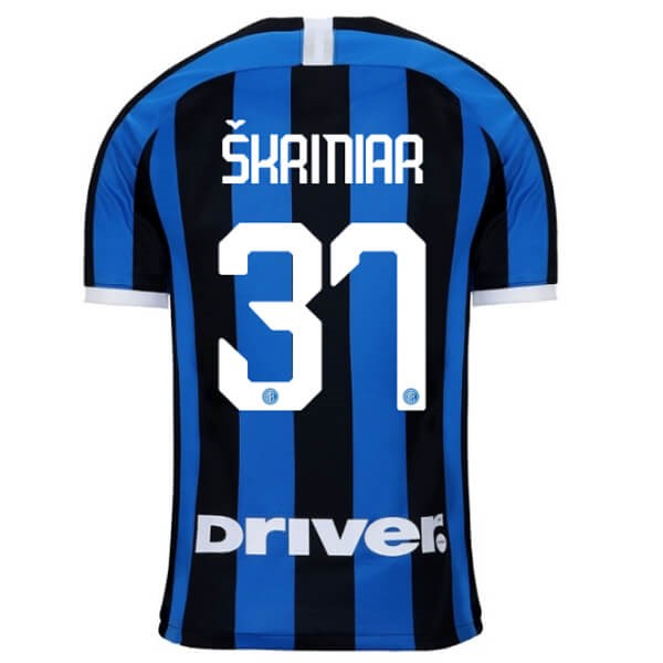 Camiseta Inter De Milán NO.37 Skriniar Replica Primera Ropa 2019/20 Azul